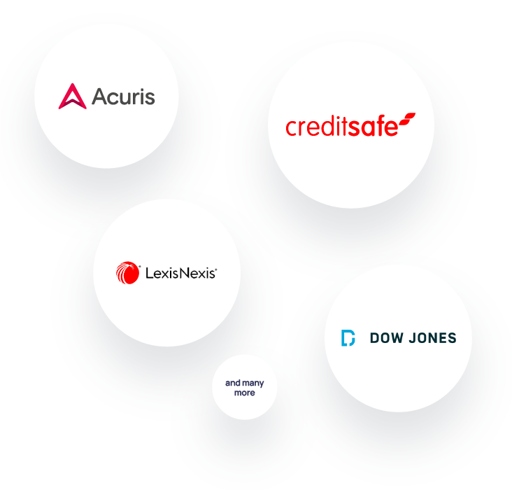 AML Compliance Software Data Providers Logos